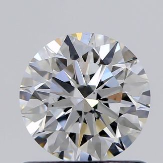 0.73 Carat Round F VS2 EX GIA Natural Diamond