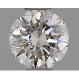 0.5 Carat Round H VVS1 EX IGI Natural Diamond