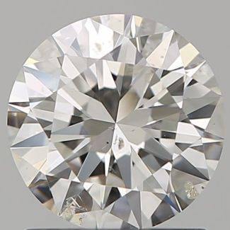 1.00 Carat Round I SI2 EX GIA Natural Diamond