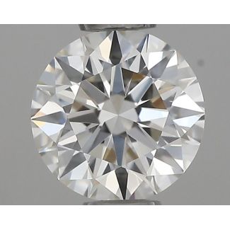 0.5 Carat Round G VVS1 EX IGI Natural Diamond