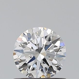 0.6 Carat Round E SI1 EX GIA Natural Diamond