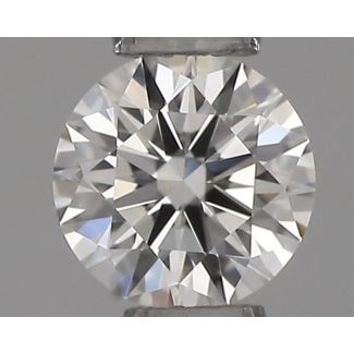 0.20 Carat Round G VVS1 EX GIA Natural Diamond