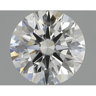 1.0 Carat Round H SI1 EX GIA Natural Diamond