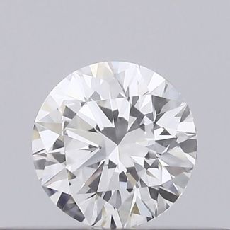 0.23 Carat Round G VVS2 VG EX GIA Natural Diamond