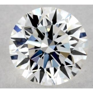 0.35 Carat Round F VVS1 EX VG GIA Natural Diamond