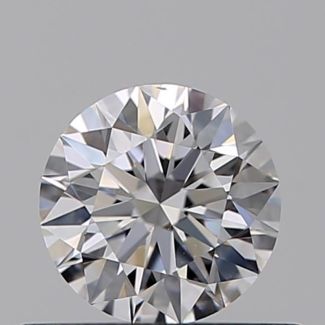 0.40 Carat Round D VS2 EX GIA Natural Diamond