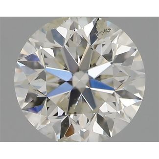 0.40 Carat Round H SI2 VG EX IGI Natural Diamond