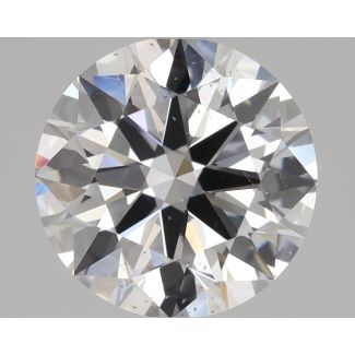 1.5 Carat Round D SI1 EX GIA Natural Diamond