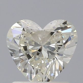 1.00 Carat Heart J SI1 - VG IGI Natural Diamond