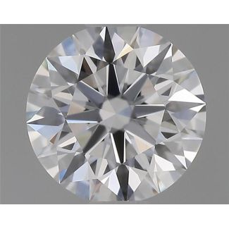 0.51 Carat Round E VVS1 EX GIA Natural Diamond