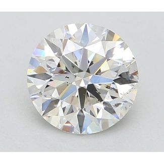 1.0 Carat Round H SI2 EX GIA Natural Diamond