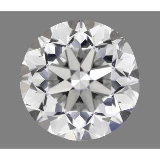 0.90 Carat Round F SI1 GD EX IGI Natural Diamond