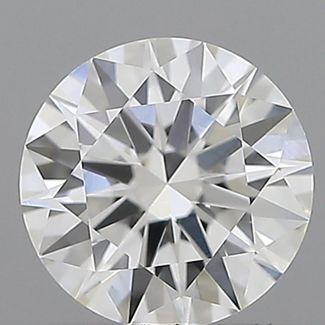 0.43 Carat Round E VVS2 EX GIA Natural Diamond