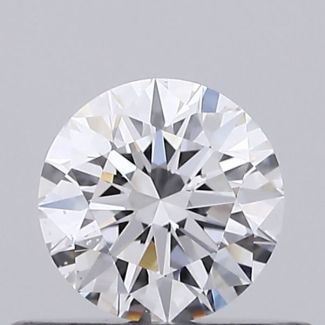 0.32 Carat Round E SI1 EX GIA Natural Diamond