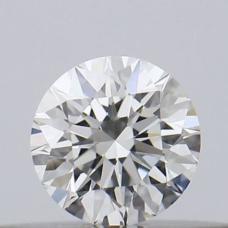 0.21 Carat Round H VVS2 EX GIA Natural Diamond