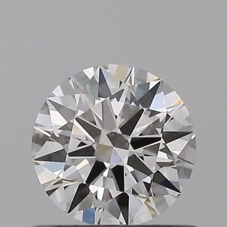 0.51 Carat Round G VVS2 EX GIA Natural Diamond