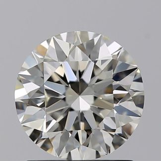 1.12 Carat Round J VVS2 EX GIA Natural Diamond