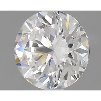 0.56 Carat Round E VVS1 EX GIA Natural Diamond