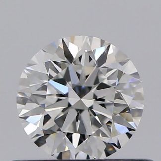 0.46 Carat Round E VVS2 VG EX GIA Natural Diamond