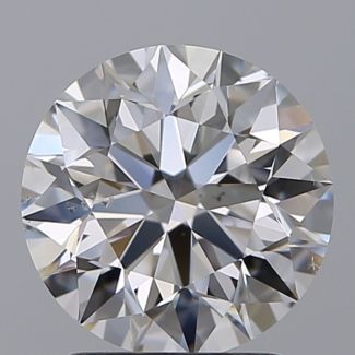 2.01 Carat Round D SI1 EX GIA Natural Diamond