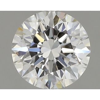 0.5 Carat Round D VVS1 EX GIA Natural Diamond