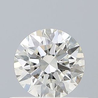 0.42 Carat Round H VS1 EX IGI Natural Diamond