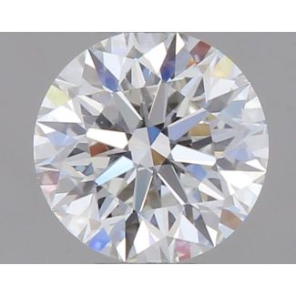 0.41 Carat Round F VS1 EX GIA Natural Diamond