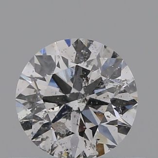 0.40 Carat Round F I1 EX VG GIA Natural Diamond