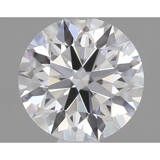 0.31 Carat Round D VVS2 EX GIA Natural Diamond