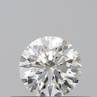 0.31 Carat Round H VVS1 EX VG GIA Natural Diamond