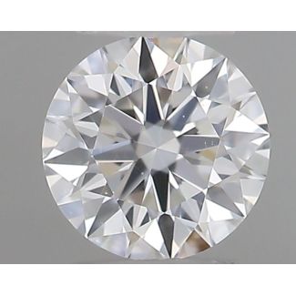 0.19 Carat Round F VVS2 EX GIA Natural Diamond