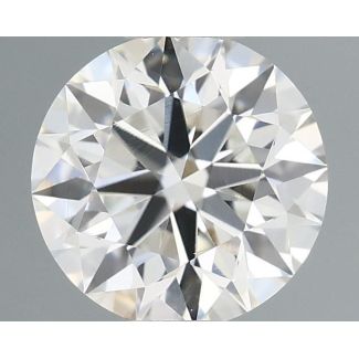 0.48 Carat Round H VS1 EX GIA Natural Diamond