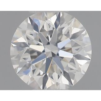 0.3 Carat Round H VVS1 EX GIA Natural Diamond