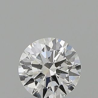 0.51 Carat Round H VS2 EX GIA Natural Diamond