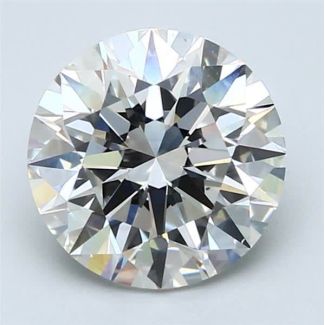 3.01 Carat Round H VS1 EX GIA Natural Diamond