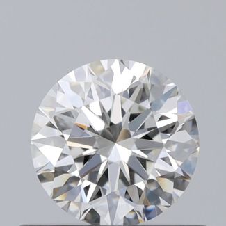 0.44 Carat Round G VVS1 EX GIA Natural Diamond