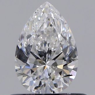 0.50 Carat Pear E SI1 - VG GIA Natural Diamond