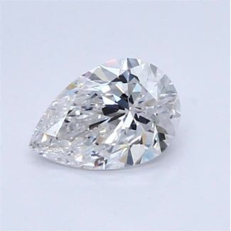 0.61 Carat Pear E VVS1 - EX GIA Natural Diamond