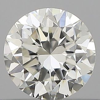 0.51 Carat Round H VS1 VG EX IGI Natural Diamond