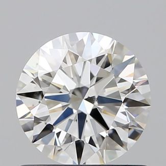 0.9 Carat Round H VS2 EX GIA Natural Diamond