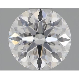 0.50 Carat Round D SI2 EX GIA Natural Diamond