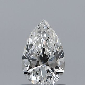 0.71 Carat Pear F SI1 - EX VG GIA Natural Diamond