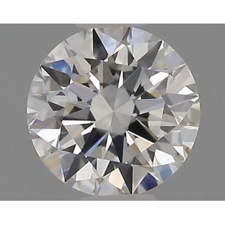 0.46 Carat Round F VS1 EX GIA Natural Diamond