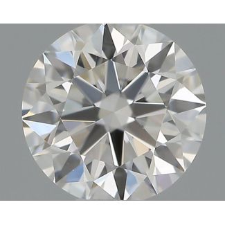 0.41 Carat Round F VS1 EX IGI Natural Diamond