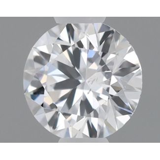 0.3 Carat Round D SI2 EX GIA Natural Diamond