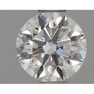 0.51 Carat Round G VS1 EX IGI Natural Diamond