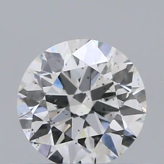 0.4 Carat Round E SI2 EX GIA Natural Diamond