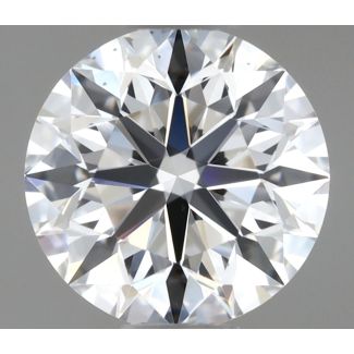 0.51 Carat Round D VS2 EX GIA Natural Diamond