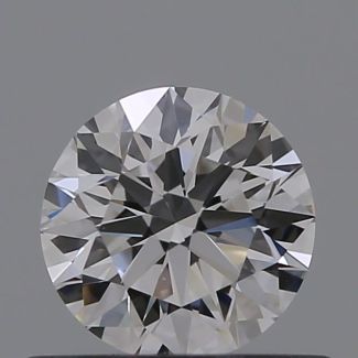 0.46 Carat Round D IF EX VG GIA Natural Diamond