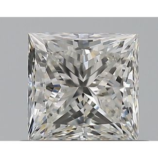 0.71 Carat Princess H IF - EX VG GIA Natural Diamond